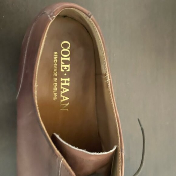 Cole Haan Men's Dress Shoes Brown Leather, Size 9.5M leather sole, pointed toe - Picture 7 of 7
